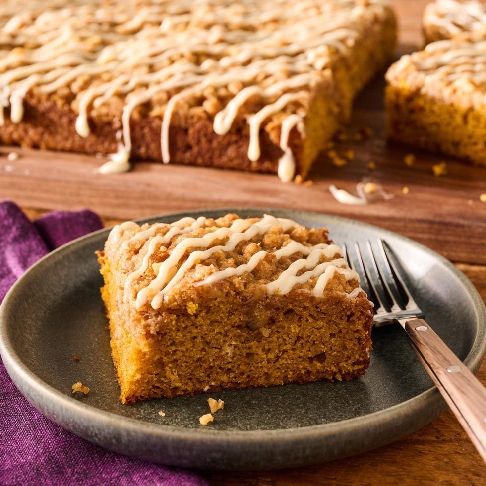 fall breakfast pumpkin coffee cake