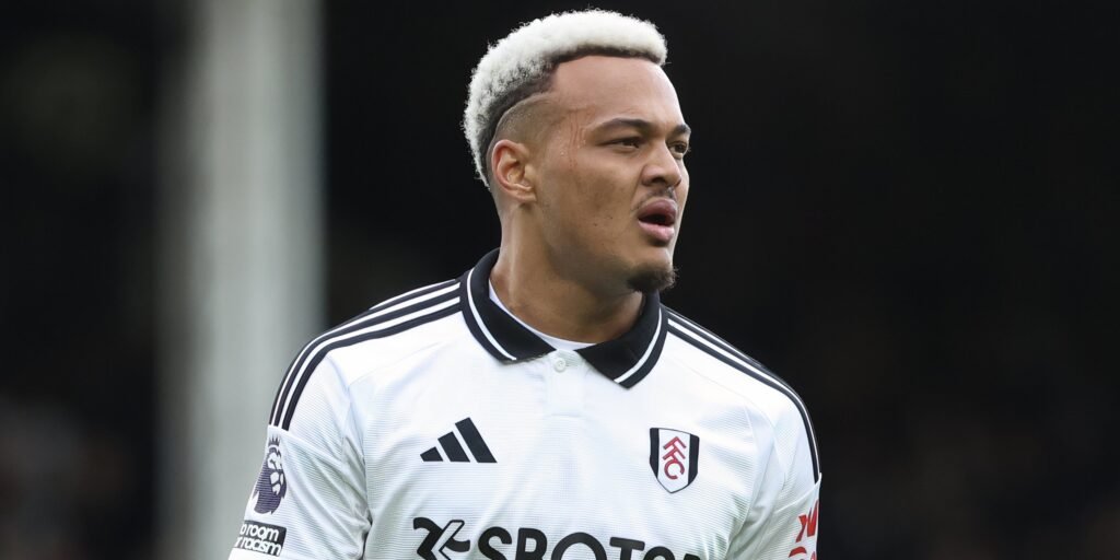 Rodrigo Muniz in action for Fulham