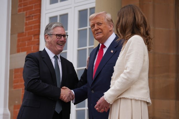 President Trump meets with British Prime Minister Keir Starmer