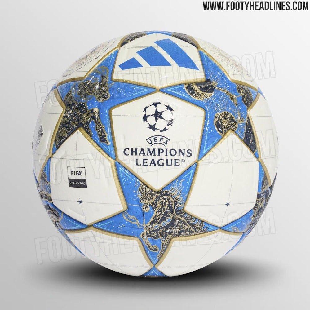 Adidas Champions League 25-26 Ball Leaked - Tribute to the 12 Zodiac Signs