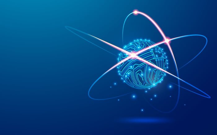 A spherical quantum computing chip.