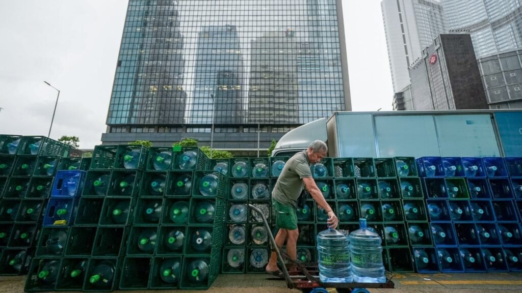 Bottled water brands seize on Hong Kong procurement scandal to promote products