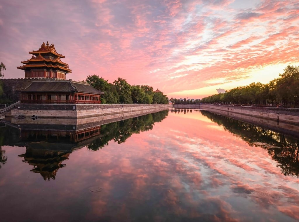 The Beijing Palace Museum (left) in the Forbidden City. Photo: Xinhua