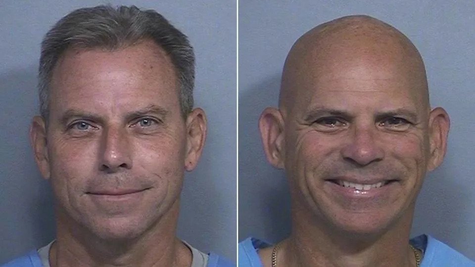Erik (left) and Lyle Menendez (right) are now housed at the same prison. - California Department of Corrections