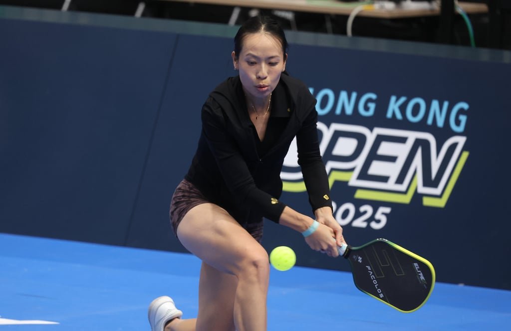 Venise Chan beat Man Kwan-wun 11-5, 11-5 in a qualifier on Thursday. Photo: Dickson Lee