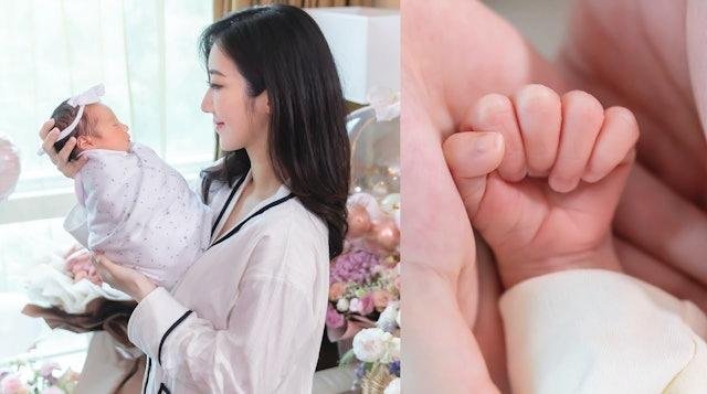 何依婷（Regina）在今年4月誕下可愛囡囡，成為幸福媽媽！