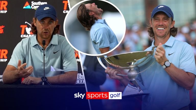 Tommy Fleetwood is feeling a sense of relief after managing to get a PGA Tour title over line with winning the FedEx Cup after recent disappointments with narrowing missing out on silverware.