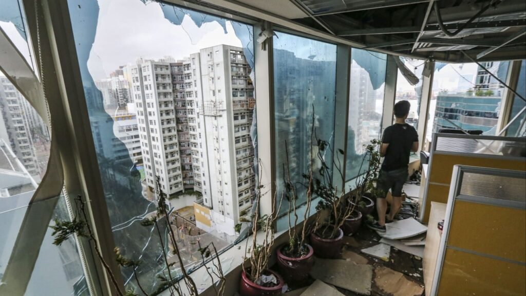 Hong Kong could incur millions in building repairs from typhoon damage: experts