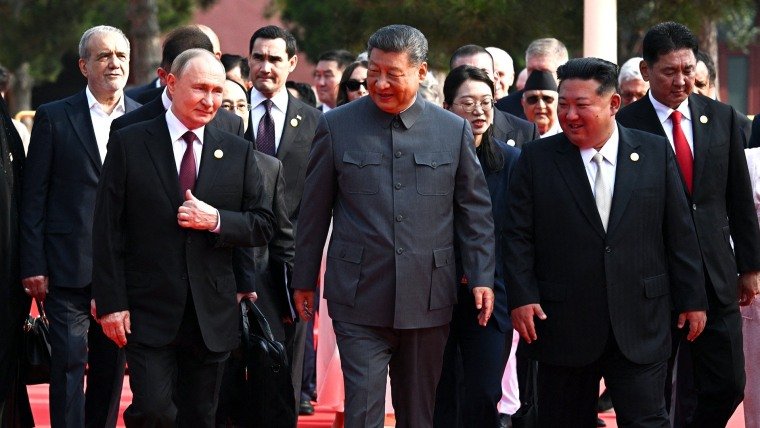 Leaders of Russia, North Korea, Iran Attend China's Military Parade