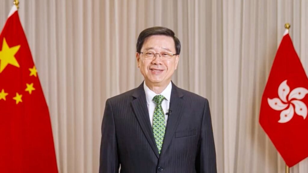 Hong Kong leader’s tie for policy address to show city’s bridging role for mainland China