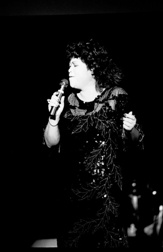 Maria Cordero performs at an evening gala for the Miss World preliminaries, in Macau, in 1986. Photo: SCMP