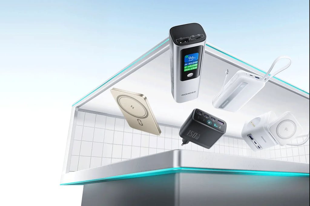 Five power bank models made by Romoss Technology are displayed on its website. Photo: Romoss
