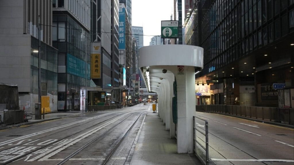 Hong Kong bankers pack luxury hotels near offices for typhoon trading
