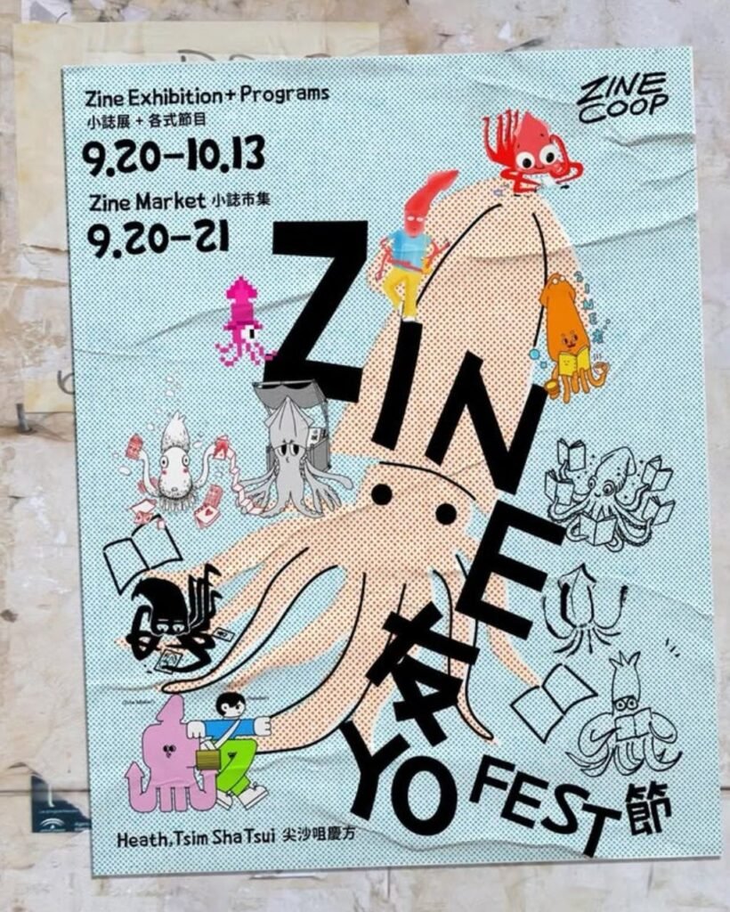 The Zine Yo! Fest is presented by Zine Coop, an artist collective promoting zine culture in Hong Kong. Photo: Instagram/zine_coop