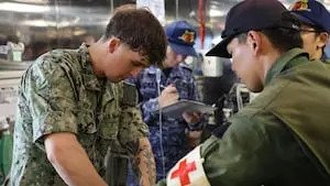 Local sailor works alongside Japanese, South Korean forces in major Pacific training