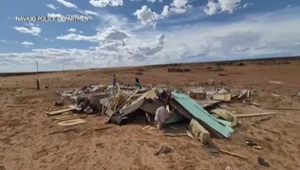 Tornado destroys Navajo Nation homes