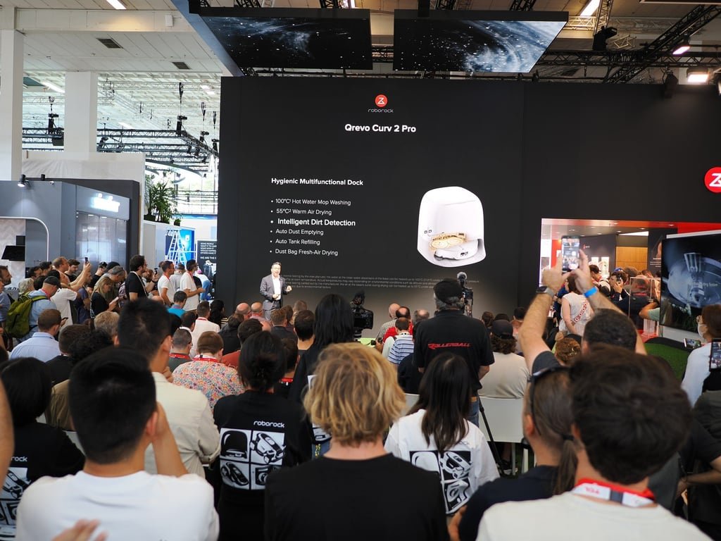 Beijing-based Roborock launches a new robot vacuum at IFA Berlin 2025. Photo: Ben Jiang