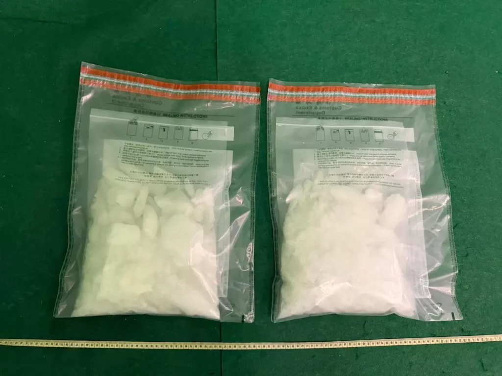 Hong Kong Customs seizes suspected methamphetamine worth about $2 million at airport  Source: HKSAR Government Press Releases