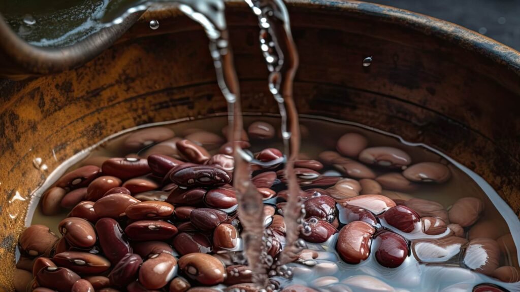 Soaked beans