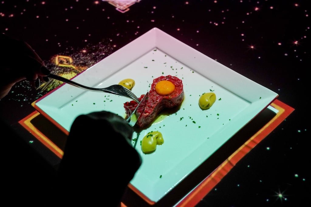 Beef tartare, one of the dishes available at The Magic Table at the Grand Hyatt Hong Kong. Photo: Handout