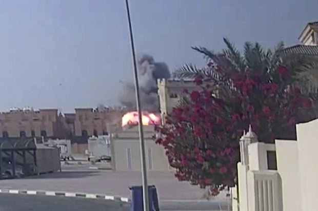 Israeli Attack on Hamas Negotiators in Qatar Captured on CCTV