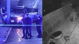 Home security camera captures eruption of gunfire, crash, screams
