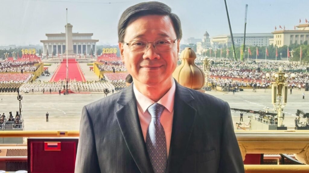 ‘Let us make an even greater Hong Kong contribution’: John Lee at Beijing parade