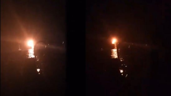 . Taking to their official social media accounts, the Global Sumud Flotilla reported it saw drones over its boats and heard multiple explosions.(Global Sumud Flotilla on Instagram)