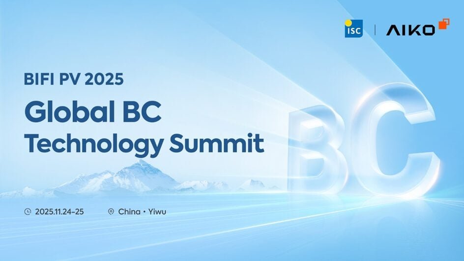 Global BC technology summit & 14th bifiPV workshop to be held in China in November