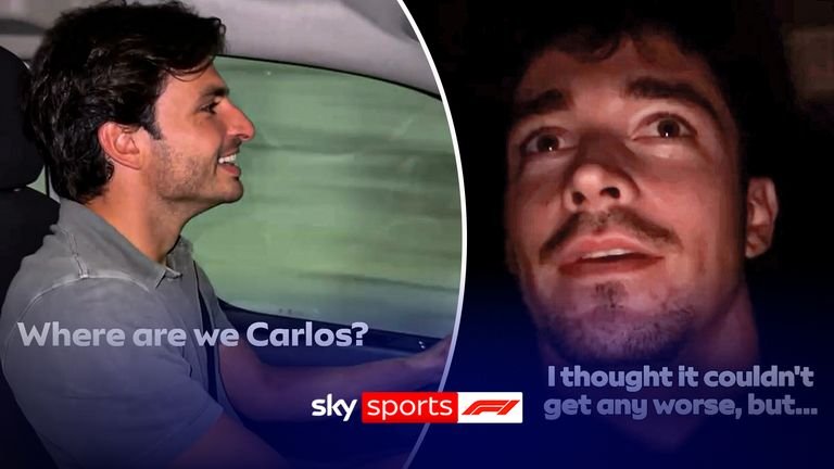 Carlos sainz and charles leclerc