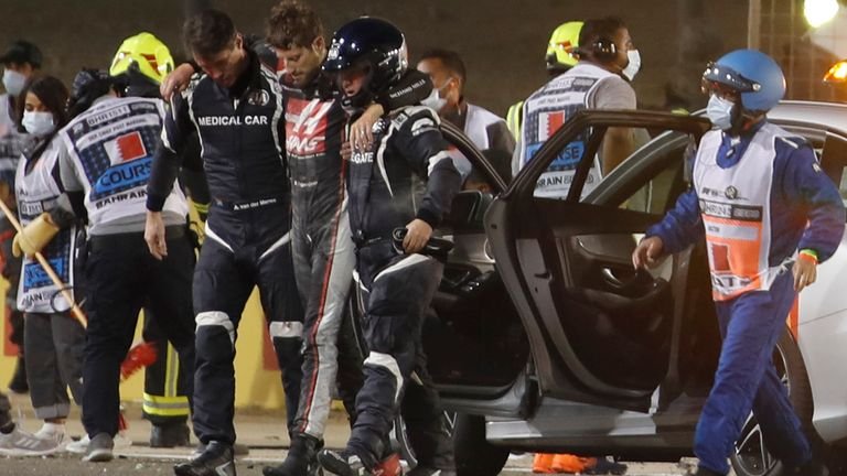 Romain Grosjean to drive F1 car for first time since miracle escape from fireball crash at 2020 Bahrain GP with Haas | F1 News