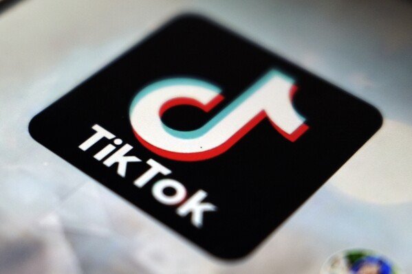 The TikTok logo is pictured in Tokyo, Sept. 28, 2020. (AP Photo/Kiichiro Sato, File)