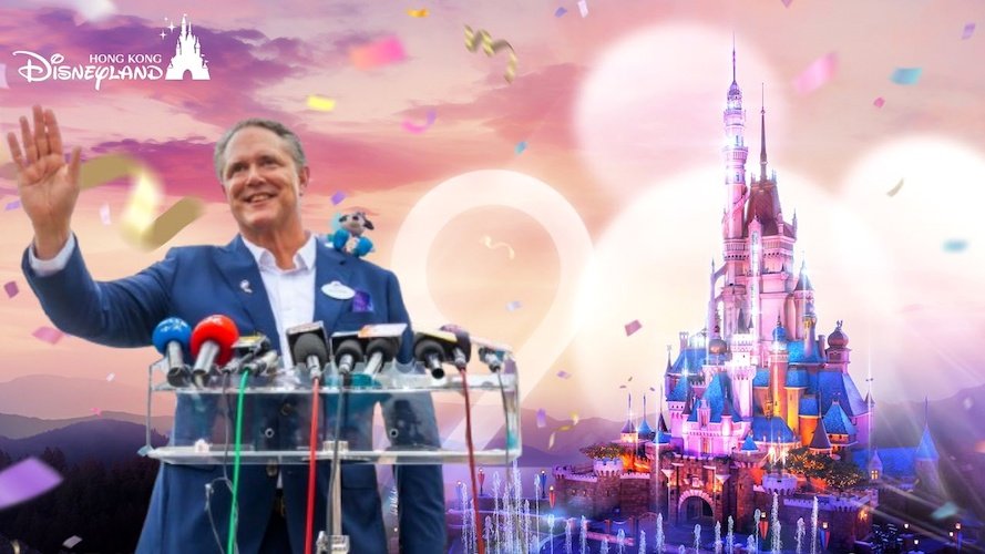 Hong Kong Disneyland President Shares 20th Anniversary Photo