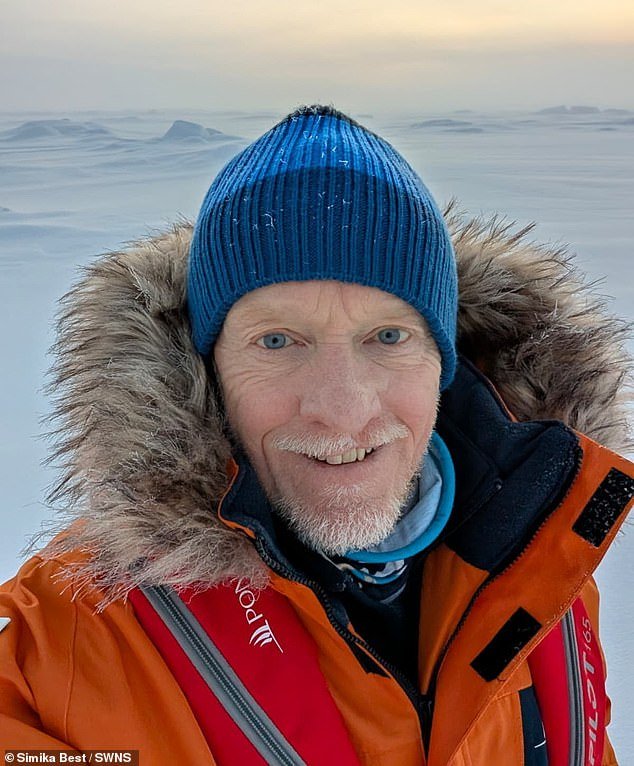 British explorer Chris Brown has made history by becoming the first person to reach seven of the planet's most inaccessible places. Pictured on his most trip to the Northern Pole of Inaccessibility