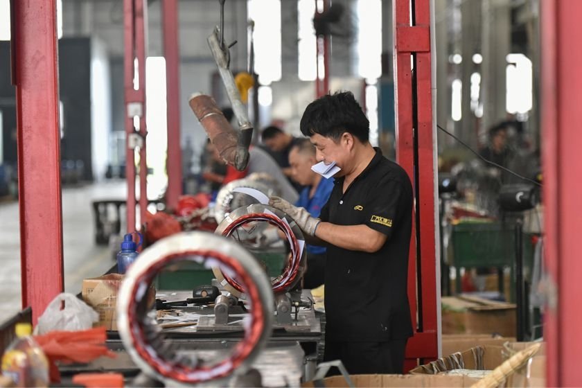 New economy industries accounted for 31.2% of China’s overall economic inputs in September. Photo: VCG