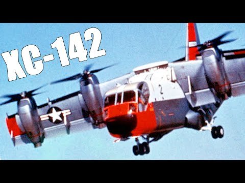The powerful tilt-wing XC-142A was your granddaddy's Osprey