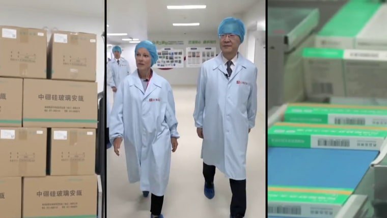 Inside factory producing fentanyl in China
