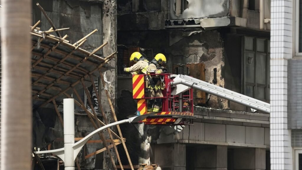 Businesses in Hong Kong’s Central count costs after Chinachem Tower fire