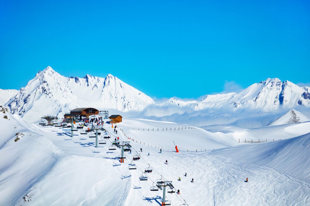 Les Arcs, France, is one of the best places to visit in February