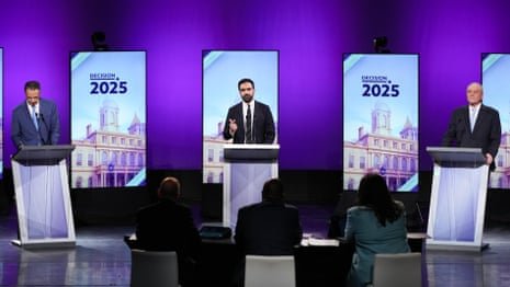 NYC mayoral frontrunners Zohran Mamdani and Andrew Cuomo clash in final debate – video
