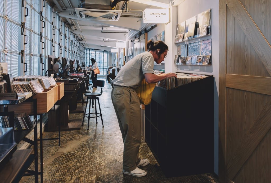 The Listening Room in Tsim Sha Tsui, Hong Kong, has 10 listening stations. Photo: Jocelyn Tam