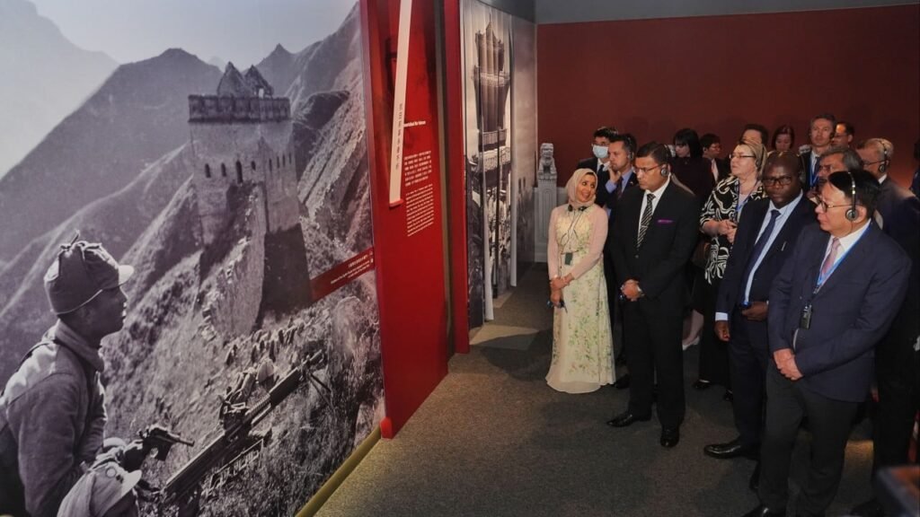 Envoys take special tour of Hong Kong’s exhibition on Chinese side of WWII