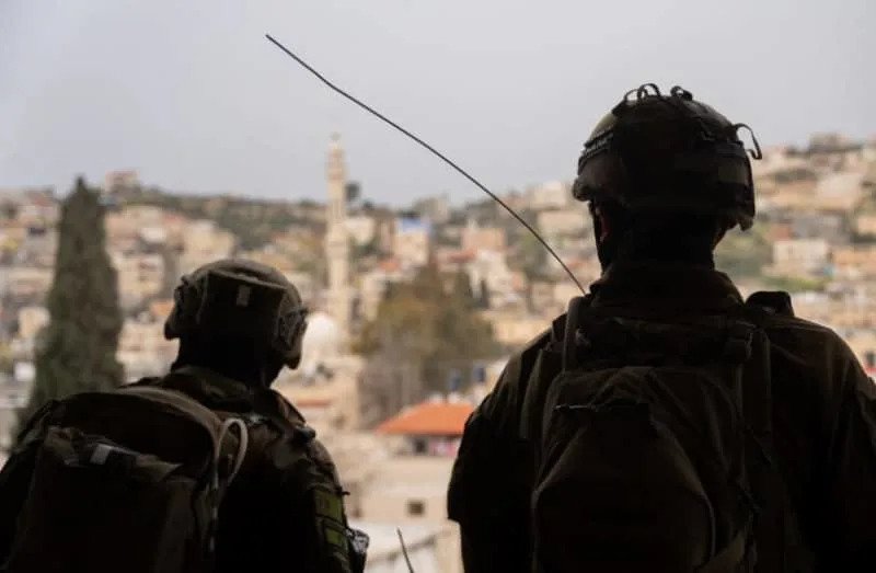 Documentation of the activities of Nahal Brigade fighters in the operation in West Bank (credit: IDF)