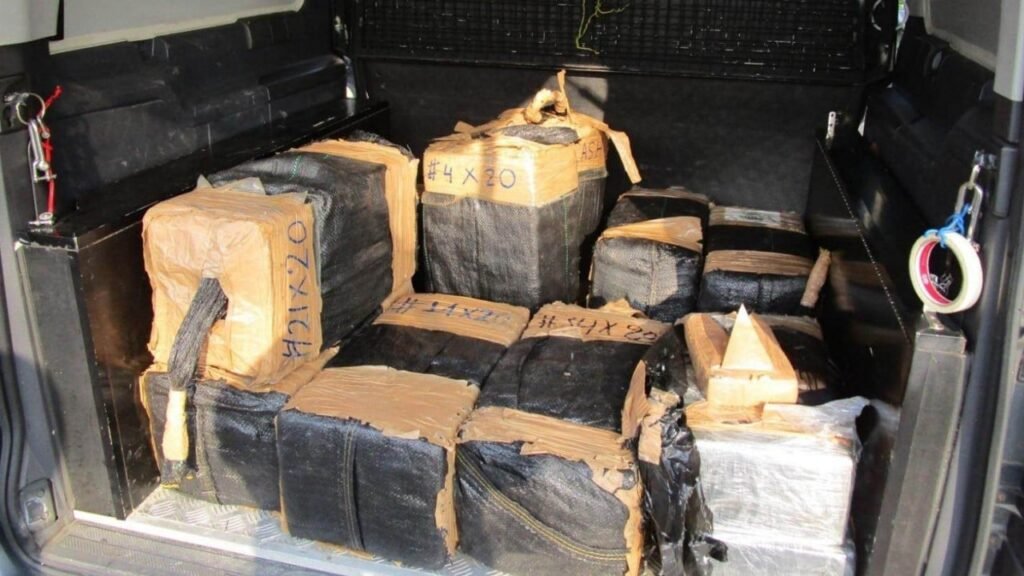 Hong Kong man arrested over HK$140 million of suspected cocaine found in truck