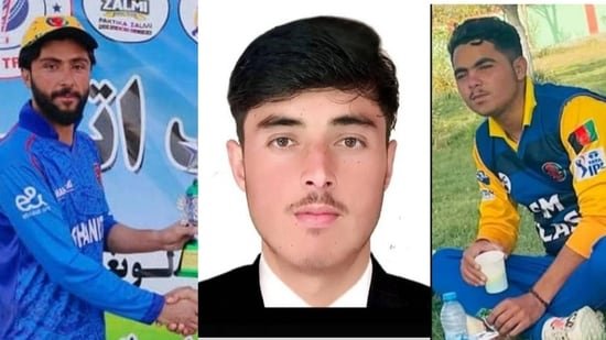 Photo of the three Afghan cricketers shared by the ACB