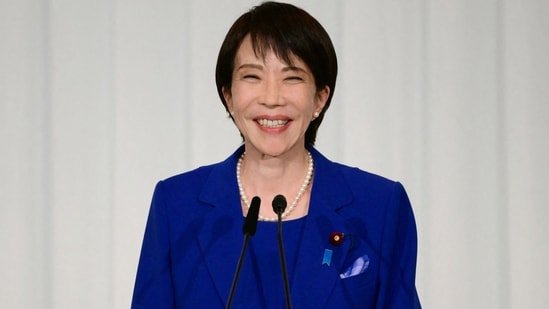 Sanae Takaichi is Japan's first female PM.(AFP)