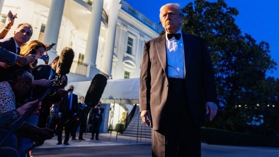 US President Donald Trump.(Bloomberg.)