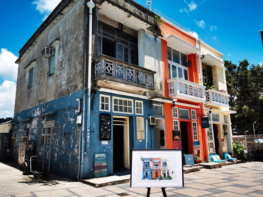 Cheung Chau. Liu Chi-leung preserves Hong Kong’s disappearing streetscapes through detailed drawings. Photo: Handout
