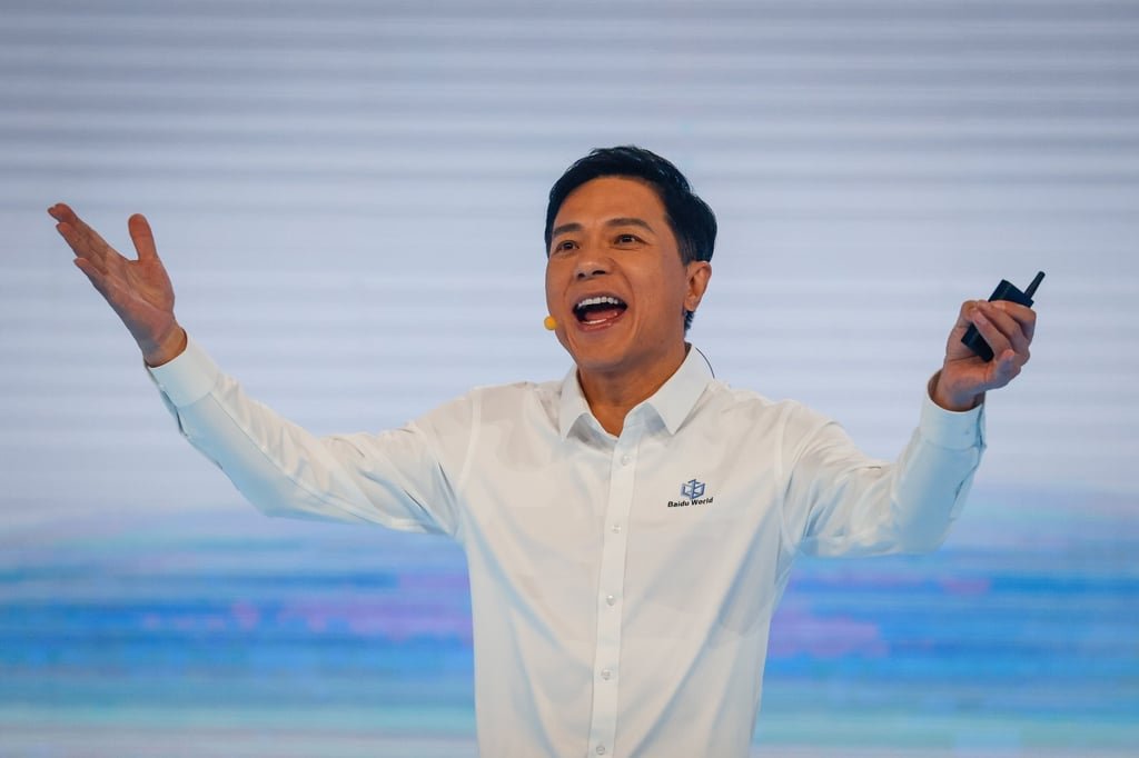 Baidu CEO Robin Li Yanhong is a co-founder of Biomap. Photo: EPA-EFE