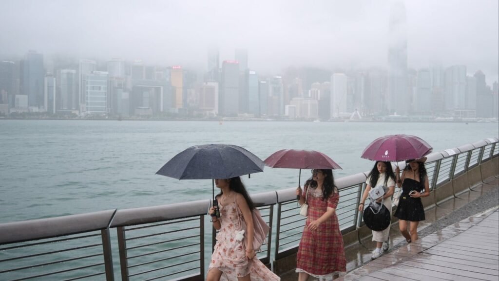 Hong Kong may issue T3 on Monday as Tropical Storm Fengshen edges closer